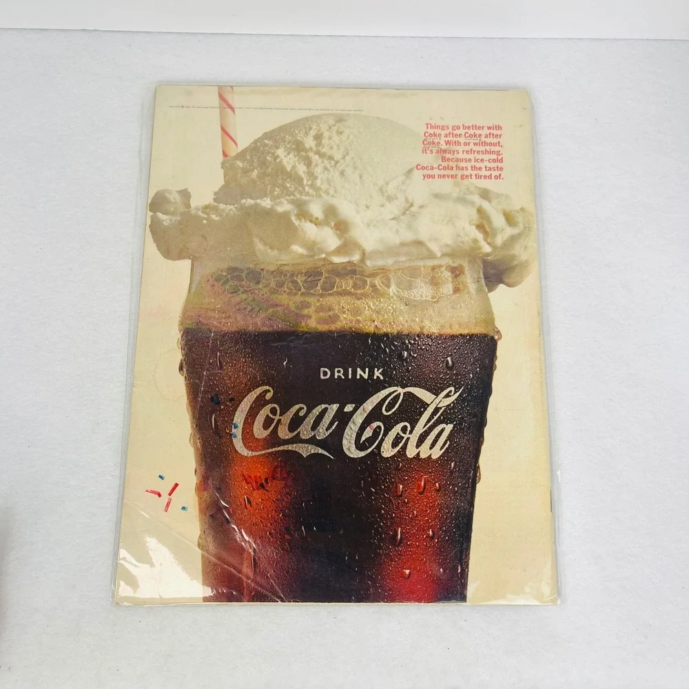 Vintage LIFE Magazine August 19 1966 Luci's Wedding Coca-Cola Ad Back Cover